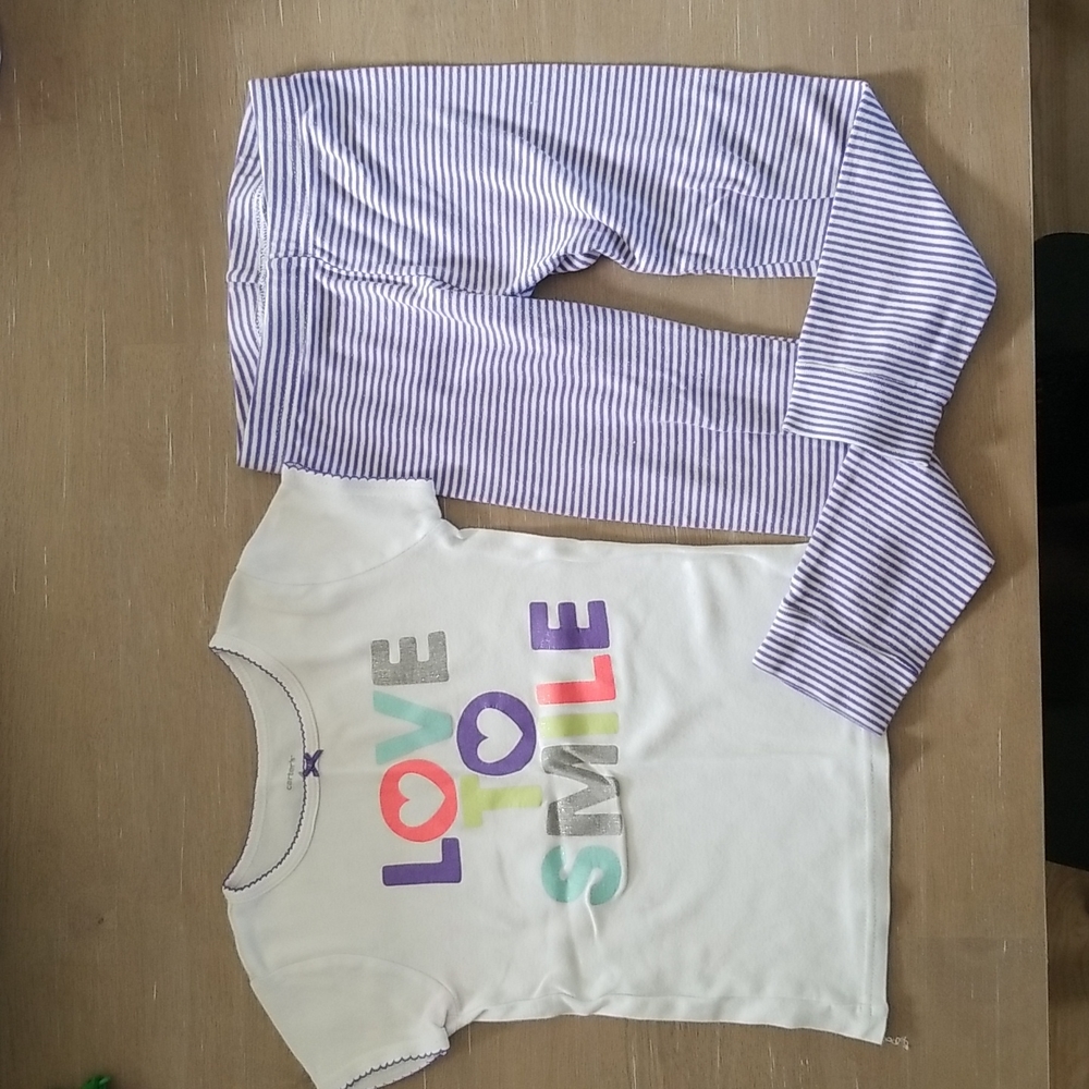 GUC Carter's girls 2 pc pjs size 4